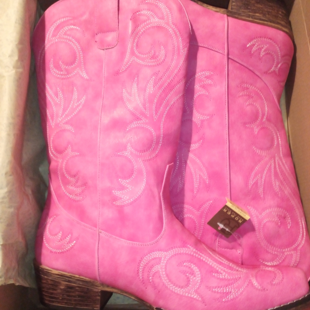 Women's Pink Roper Riley Boots